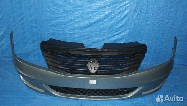 Бампер передний Logan окрашенный в любой цвет