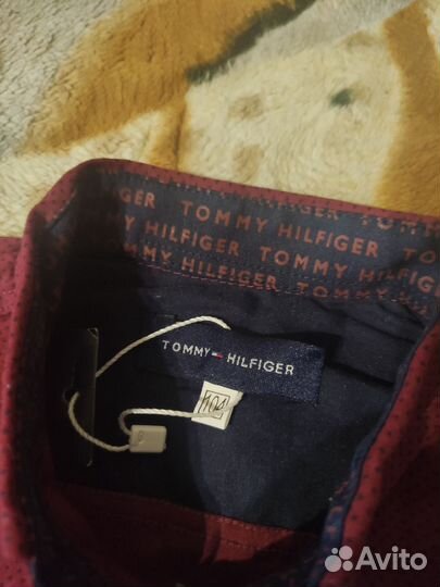 Tommy hilfiger новая рубашка для мальчика 104 р