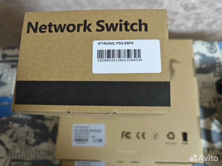 PoE+ / Свич / коммутатор / Switch 6-p (4poe+2up)