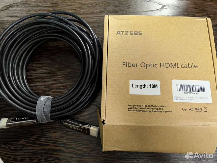 Оптический hdmi 2.0 кабель 10м