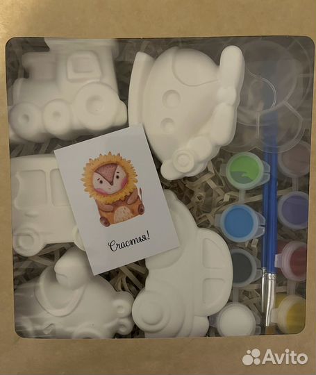 Гипсовые фигурки для раскрашивания (набор)