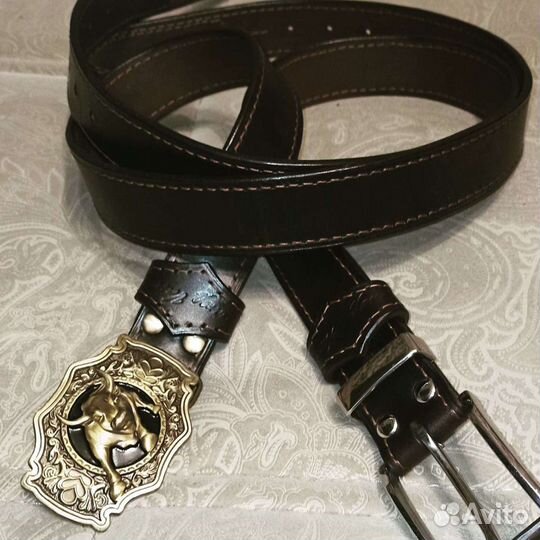 Ремень кожаный