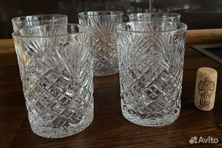 Хрусталь СССР. стаканы, стопки, кружки