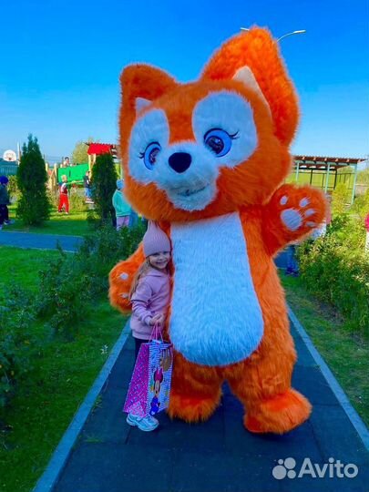 Ростовая аэрокукла лисенок,новика