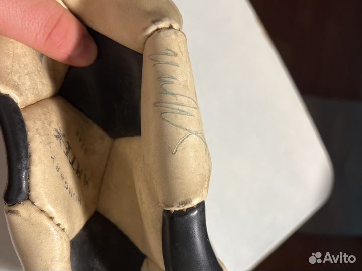 Футбольный мяч FIFA Раритет кожа с автографами