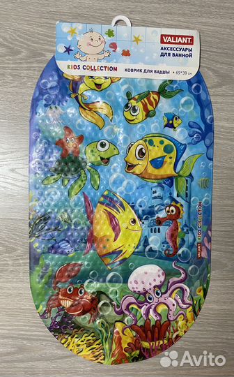 Противоскользящий коврик детский