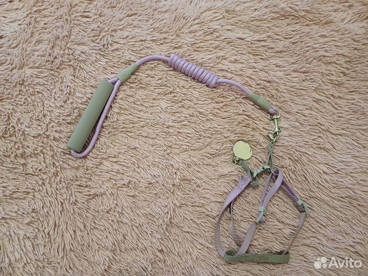 Шлейка с поводком 