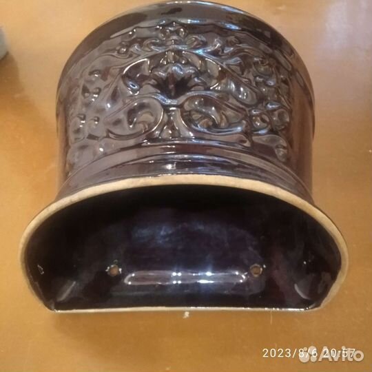 Кашпо для цветов настенное (керамика)