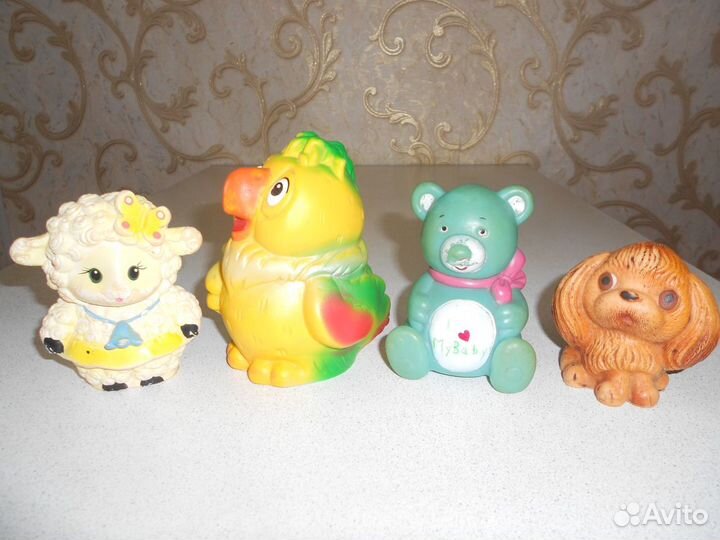 Резиновые и другие игрушки СССР