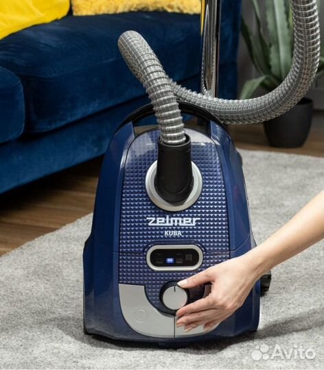 Пылесос Zelmer Kuba ZVC333, синий