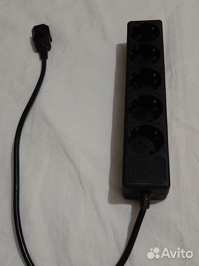 Сетевой фильтр с вилкой для UPS, sven, 5 розеток
