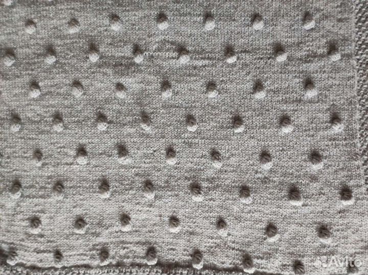 Плед детский вязаный комплект ручная работа