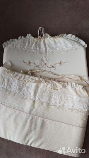 Комплект в кроватку из сатина