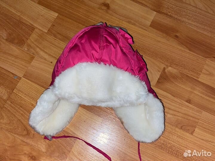 Шапка зимняя для девочки 8 - 10 лет