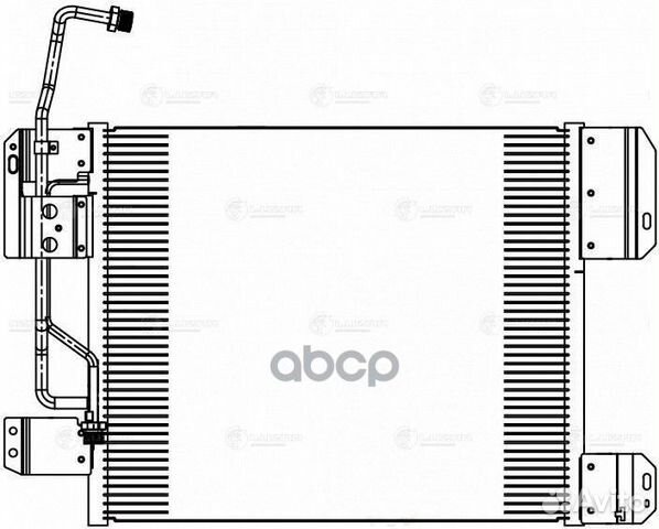 Lrac 15703радиатор кондиционера KAMAZ 5460/64