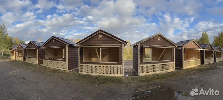 Аренда ярмарочных домиков и киосков