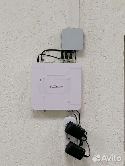 Установка видеонаблюдения. 4 камеры 