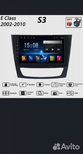 Андроид магнитола MB W 211