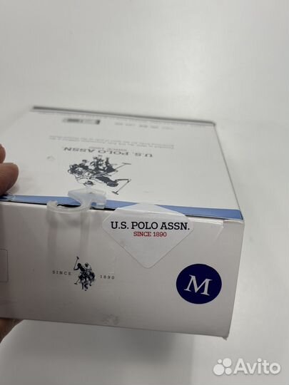 Трусы 3шт M US Polo Assn оригинал боксеры