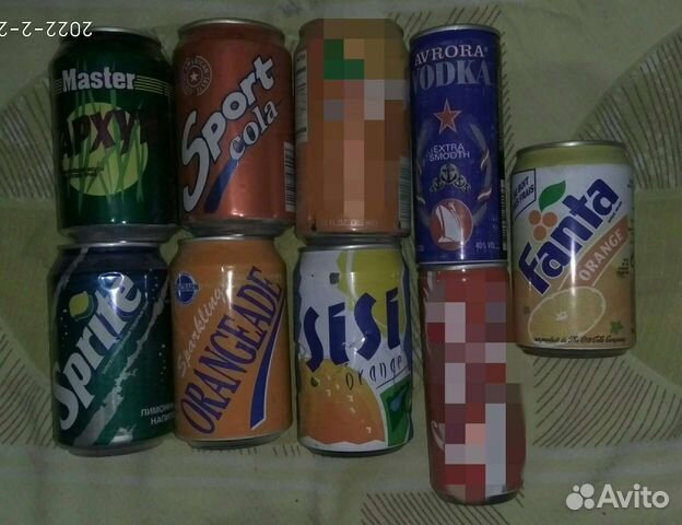 Банки от пива и соков из 90х