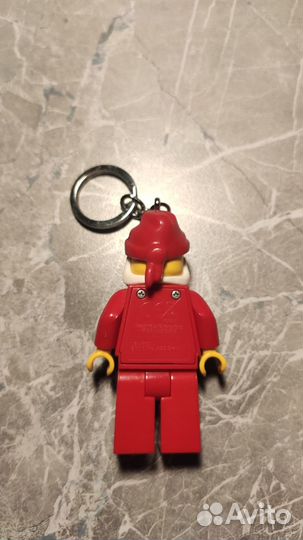Lego брелок-фонарик Санта-Клаус