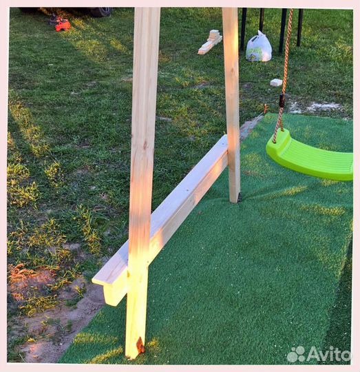 Детская деревянная площадка