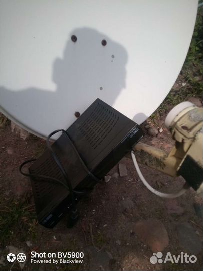 Спутниковая антенна бу и крепление