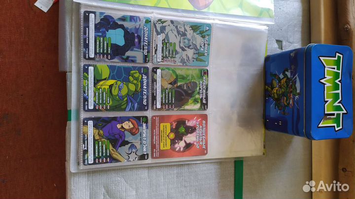 Карточки Черепашки-ниндзя