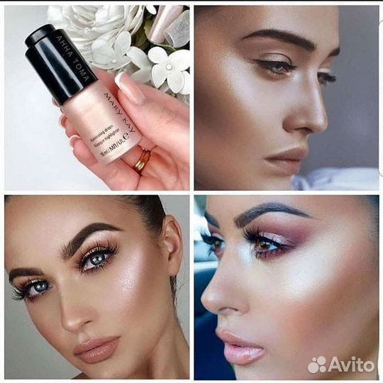 Тональная основа 5X,тени, хайлайтер, футляры