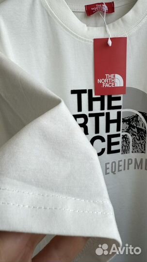 Футболка the north face белая