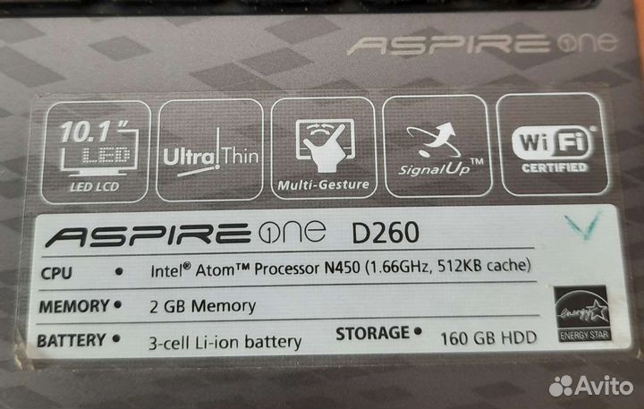 Ноутбук Acer D2