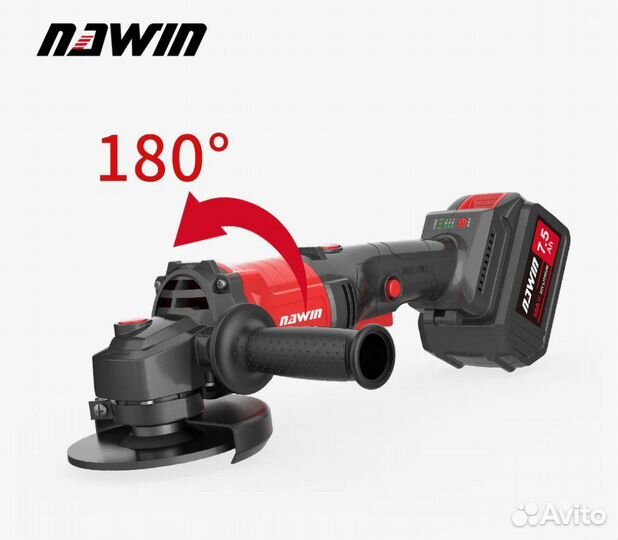 Nawin Аккумуляторная угловая шлифовальная машина