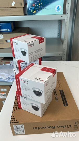 ST-HVR-S0802/4 плюс 6 камер Hiwatch