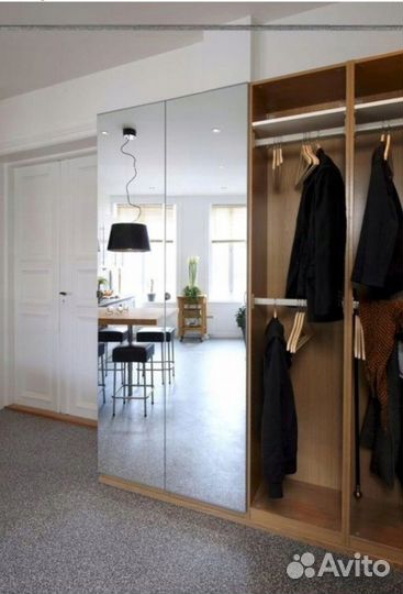 Дверь Викедаль зеркальн Икеа Пакс Vikedal Pax IKEA