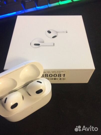 Беспроводные наушники apple airpods 3