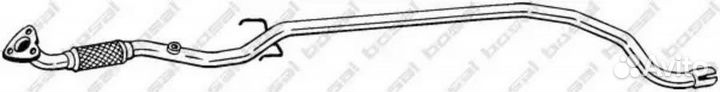 Bosal 951-057 Труба промежуточная