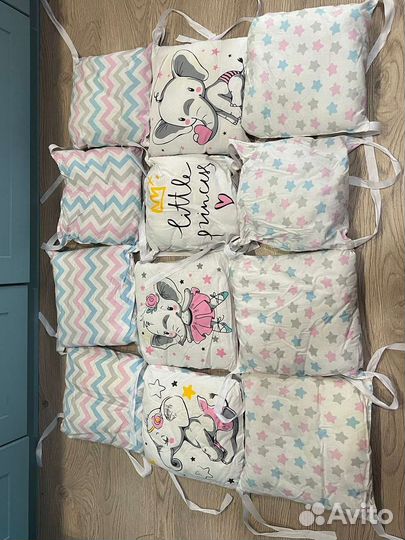 Бортики в кроватку