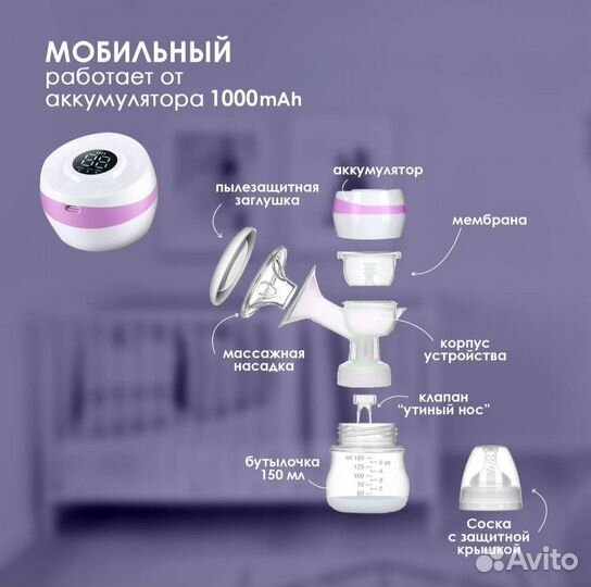 Молокоотсос электрический kunder