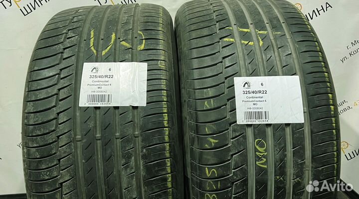 Continental PremiumContact 6 325/40 R22 94Y