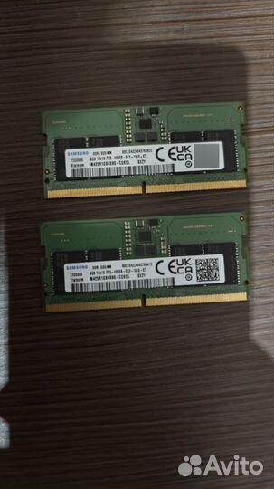 Оперативная память 2x8 sodimm Samsung DDR5 4800