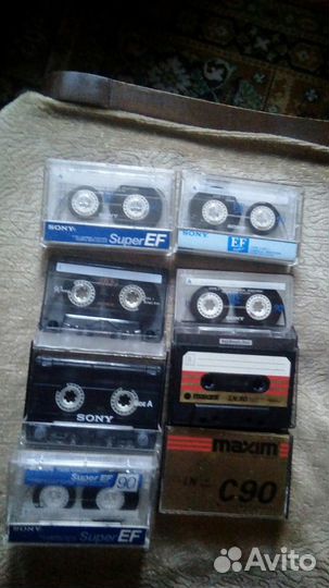 Аудио кассеты TDK, sony. Maxsim