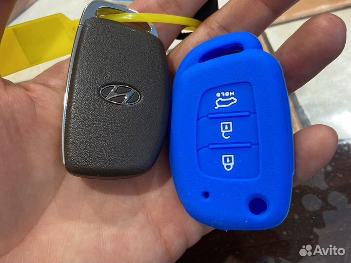 Чехол для ключа на Hyundai Creta, Solaris