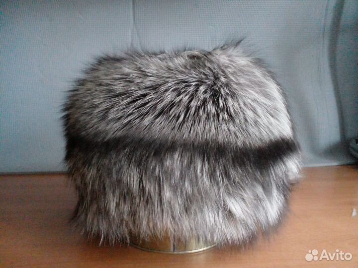 Шапка из чернобурки женская