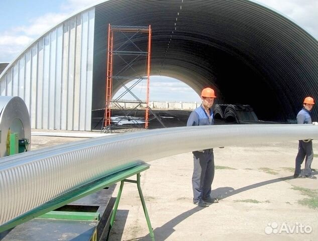 Быстровозводимые ангары в рассрочку 846 кв.м