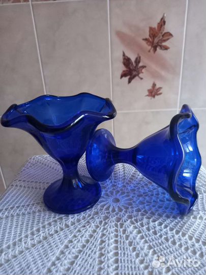 Вазы конфетницы цветное стекло,хрусталь Италия