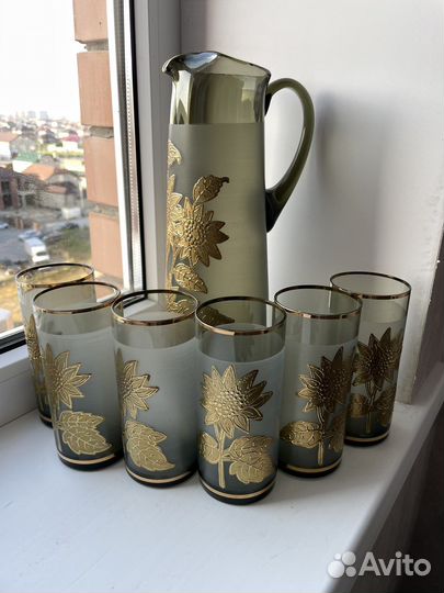 Графин со стаканами чехия