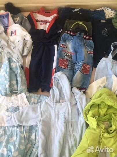 Пакет фирменных вещей на мальчика 62,74,80,86,92