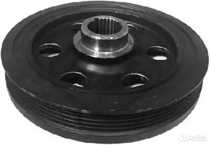 Metalcaucho 06216 шкив/демпфер коленвала