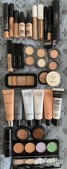 Тональная основа, консиллер, база под макияж