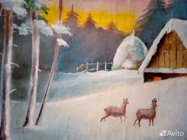 Картина маслом на холсте